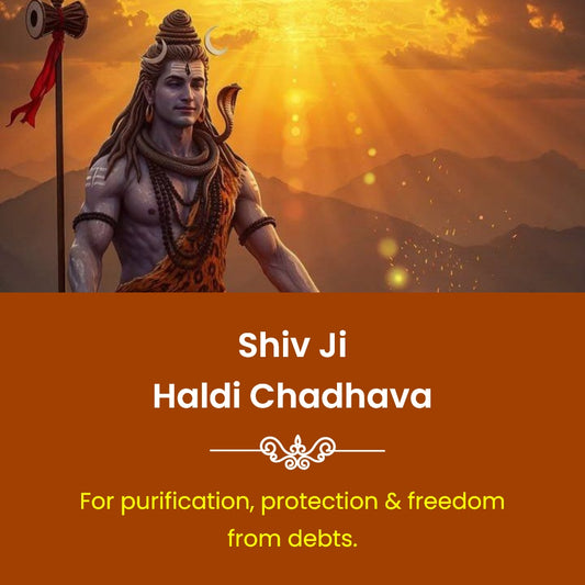 Shiv Ji Haldi Chadhava | Online Puja